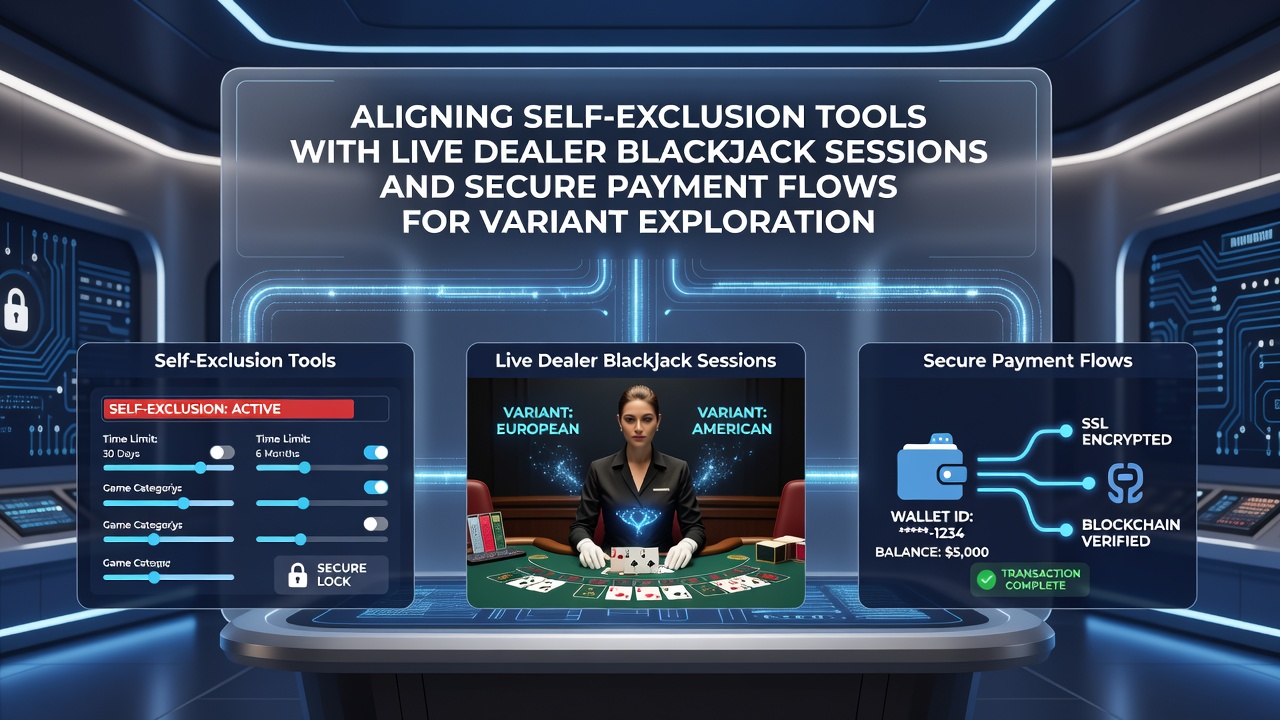 Integratie van zelfuitsluitingshulpmiddelen met live dealer blackjack en betalingsstromen
