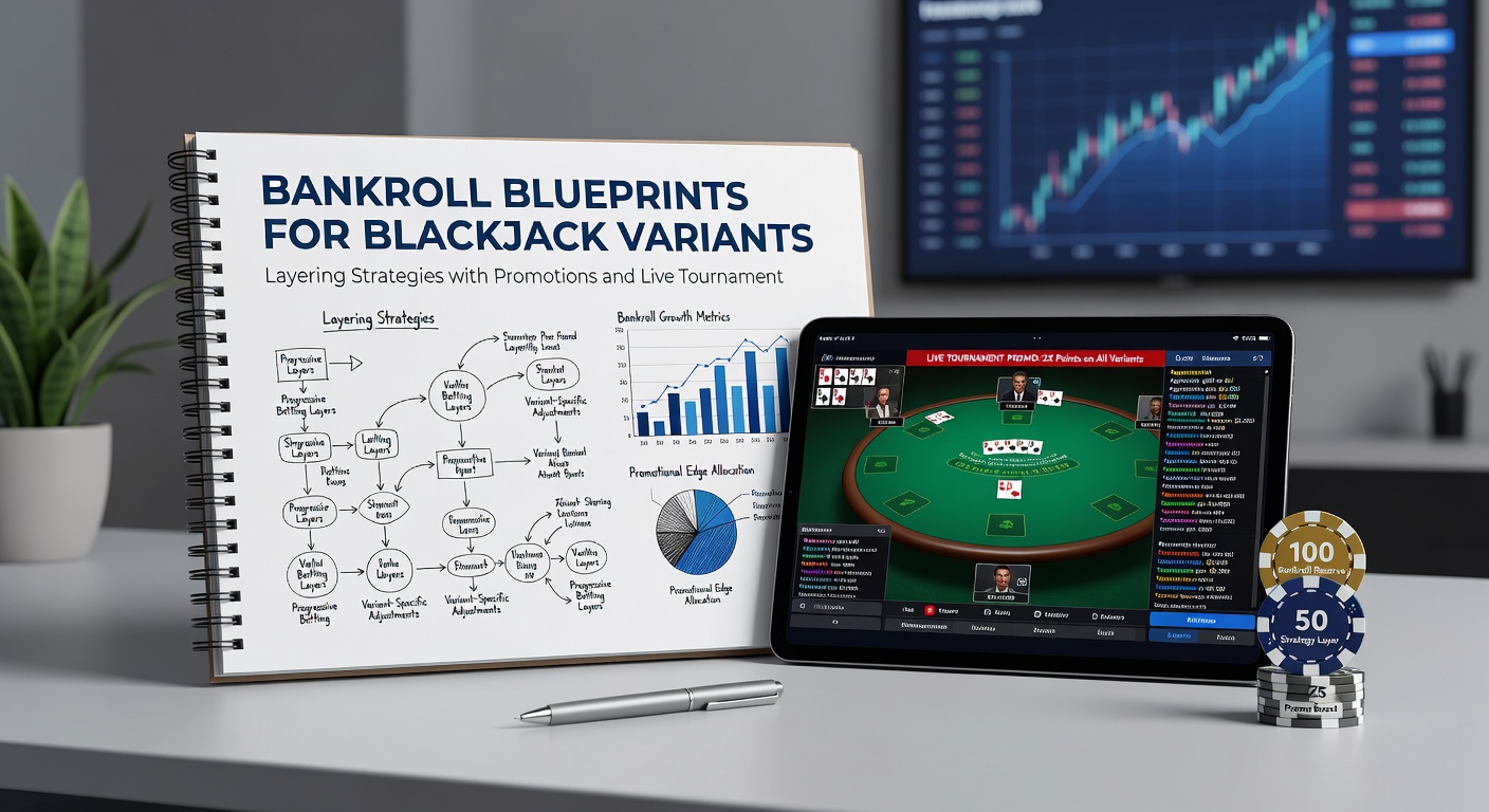 Voorbeeld van promotie-overlay op een live blackjack-toernooi bankroll-chart, met cashback en multiplier-effecten