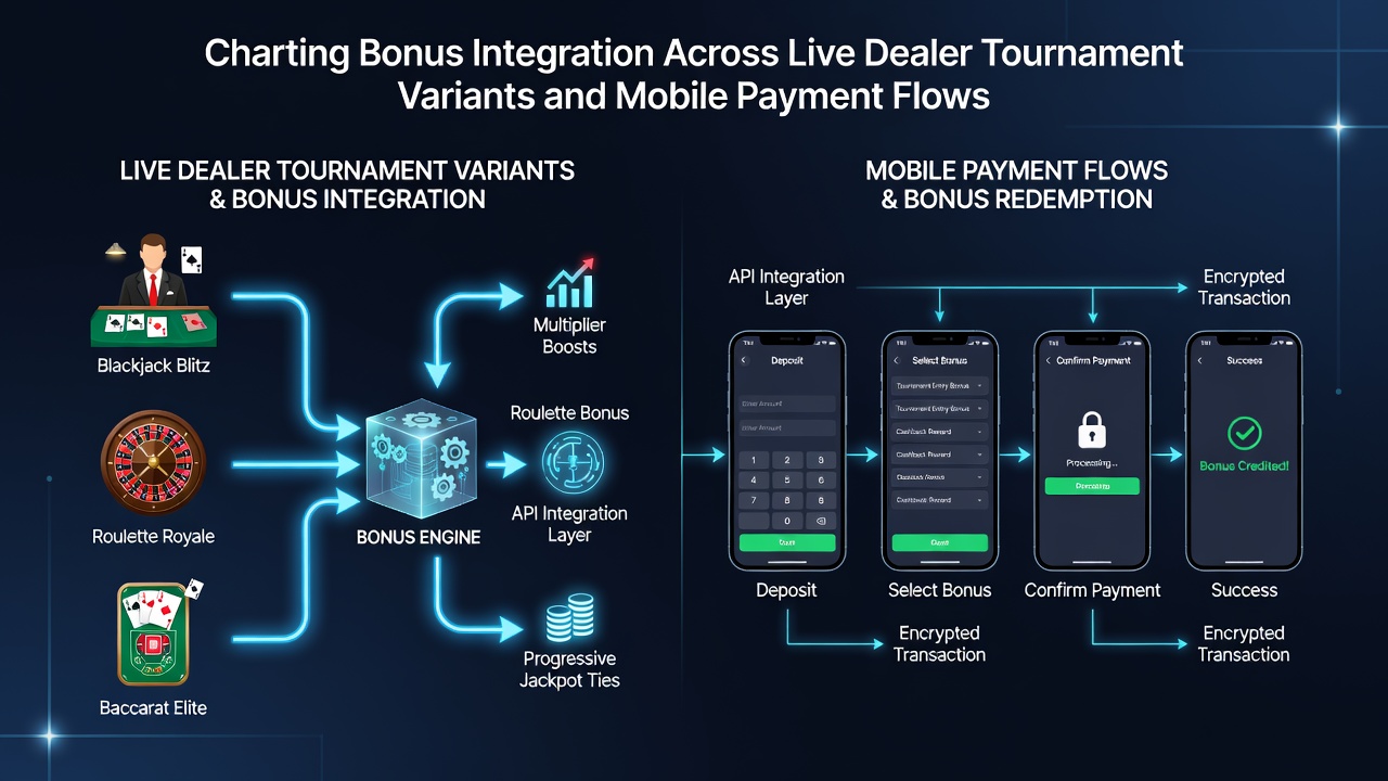 Overzicht van bonusintegratie in live dealer toernooien met mobiele betalingsstromen