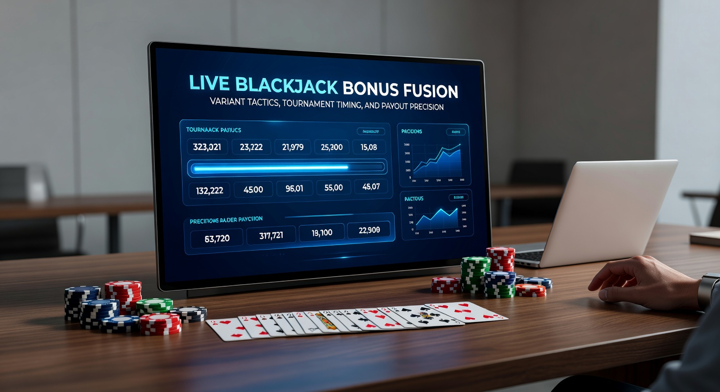 Live blackjack tafel met bonus overlays en toernooiklokken in een dynamische casino-omgeving