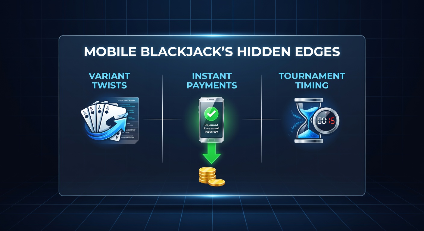 Grafiek met tijdlijn van uitbetalingen in mobiele blackjack-apps, tonen instant transfers via e-wallets en crypto