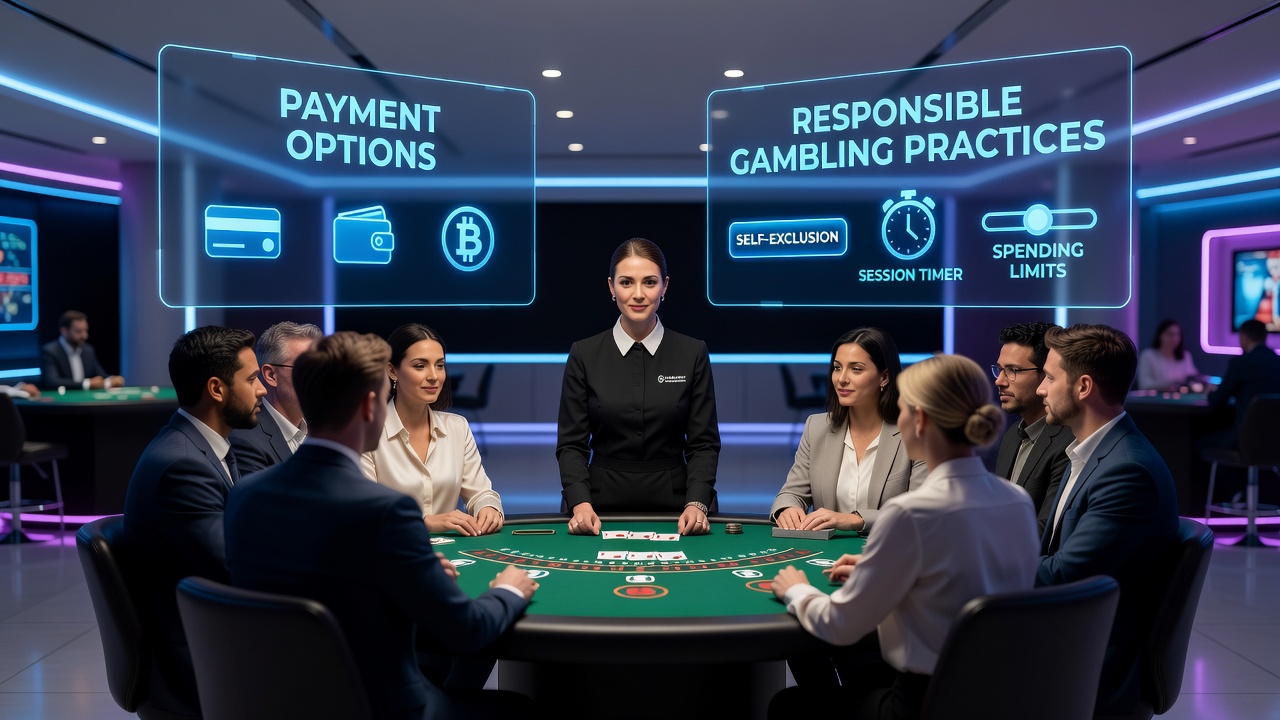 Live dealer blackjack tournament met betalingsopties en verantwoord gokken elementen
